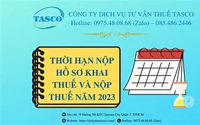 Thời Gian Gia Hạn Nộp Thuế 2023