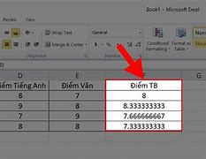 Tính Điểm Trung Bình Trong Excel